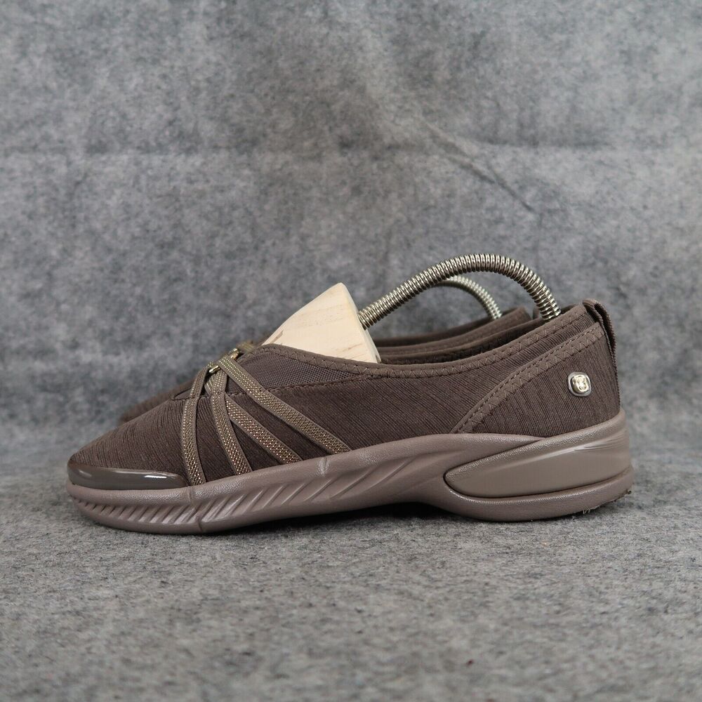Bzees Shoes Womens 8 Slip On Fashion Casual Comfort Career Stretch Walking Taupe - Picture 4 of 12